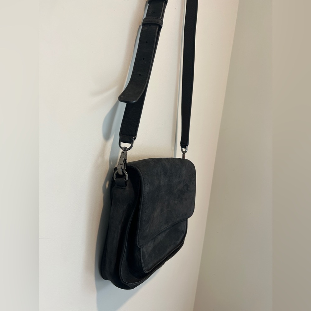 Rebecca Minkoff Leather Suede Exterior ~ adjustable crossbody strap - Picture 6 of 16